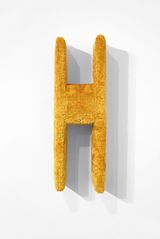 Upholstered Pallet Offcut by Annika Thiems contemporary artwork sculpture