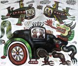 Brexit and Trumps - Storm by Heri Dono contemporary artwork painting