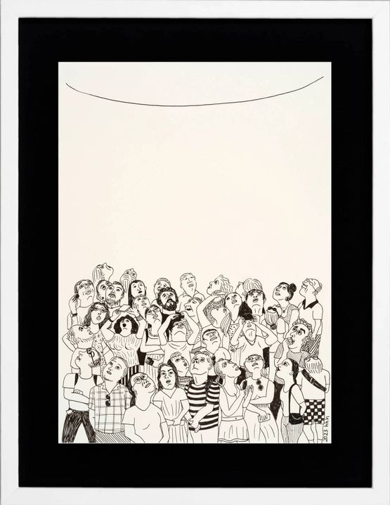 Tour in Italy 1 by Huang Hai-Hsin contemporary artwork Drawing