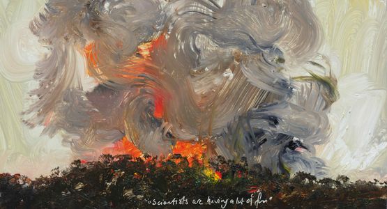Climate Quotes 3 by Shonah Trescott contemporary artwork Painting