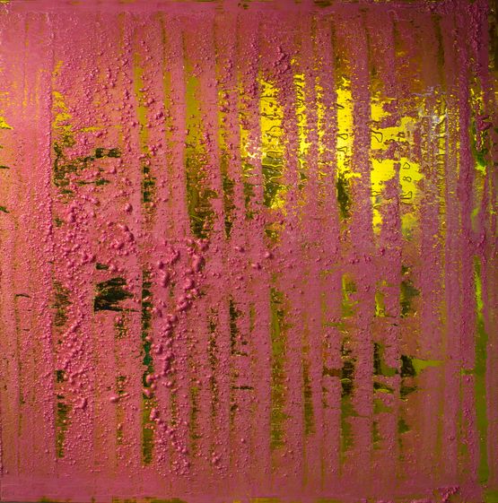 She was left speechless just for once by Dale Frank contemporary artwork Painting