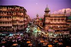 Moonrise over Mumbai India by Steve Mccurry contemporary artwork Print