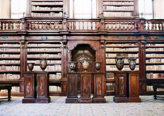 Biblioteca dei Giroamini Napoli IV by Candida Hofer contemporary artwork Photography