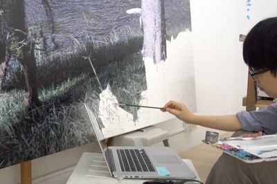 The realistic painting of Huang Chia-Ning