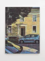 Yellow House by Asher Liftin contemporary artwork painting