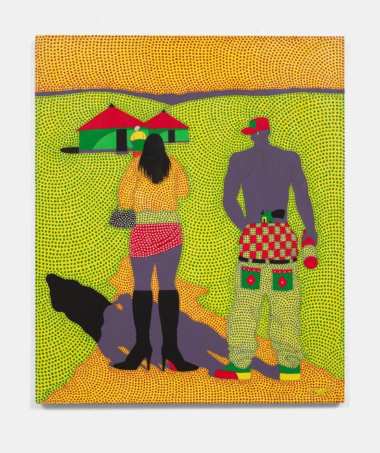 Mama Ngishade Isigebengu  Mama I Married A Thug by Sibusiso Duma contemporary artwork Painting