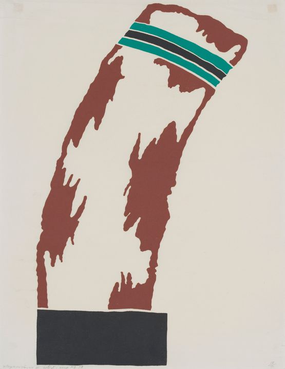 Composition No. 58 by Ion Bitzan contemporary artwork Painting