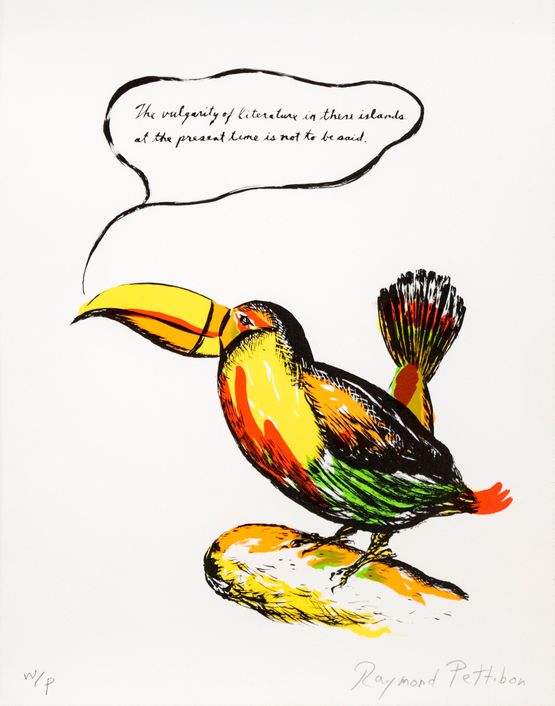 No Title The vulgarity of... by Raymond Pettibon contemporary artwork Print