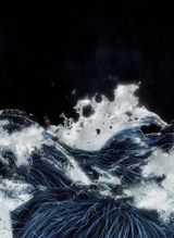 Black Waves by teamLab contemporary artwork moving image