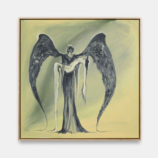 Death of Tamara Lermontovs Demon by Diana Quandour contemporary artwork Painting