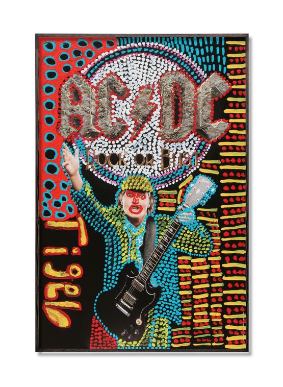 Rock or bust by Kunmanara Tiger Yaltangki contemporary artwork Painting