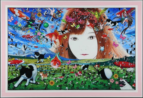 Beautiful Person by Yamamoto Ryuki contemporary artwork Painting