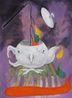 K-pot with Three Sad Mice by Kaito Itsuki contemporary artwork Painting