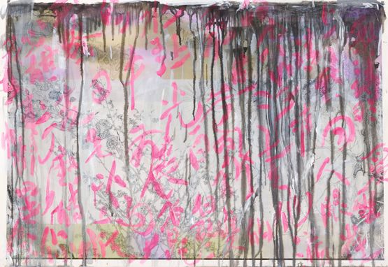 She Walks in Beauty by Chu Chu contemporary artwork Painting