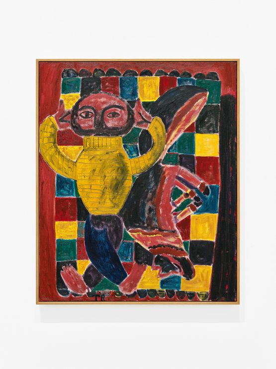 Man on Carpet with Dog, 2025 by Tal R | Ocula