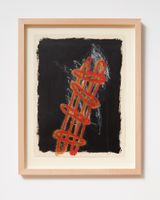 Ladder and Step Series 7 by Basil Beattie contemporary artwork painting
