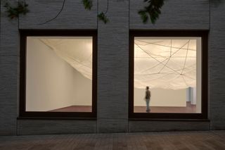Contemporary art exhibition Christo Air at Gagosian Grosvenor Hill London United Kingdom