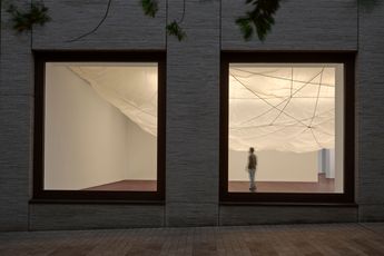 Contemporary art exhibition Christo Air at Gagosian Grosvenor Hill London United Kingdom