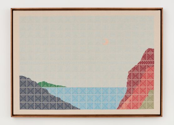 Whence Four Rivers I by Jordan Nassar contemporary artwork Textile