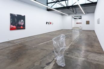 Contemporary art exhibition Group Exhibition Coated in anechoic tiles at 1301SW Melbourne Australia