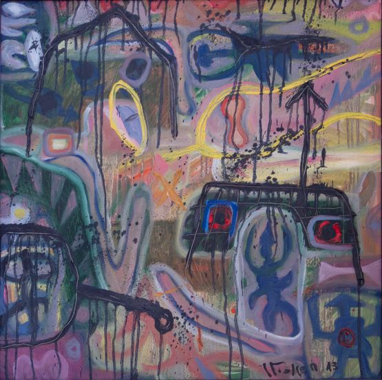 Alluvial 5 by Le Trieu Dien contemporary artwork Painting
