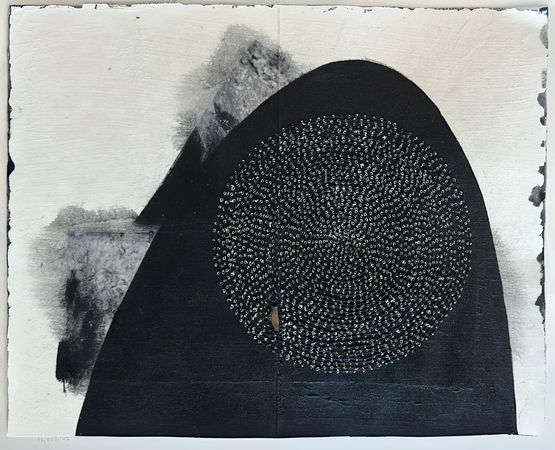 The mound of weight disturbed me by Radhika Khimji contemporary artwork Painting
