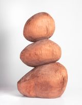 Figure Column by David Nash contemporary artwork sculpture
