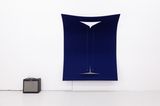 Work on Felt Variation 27 Dark Blue by Naama Tsabar contemporary artwork sculpture installation