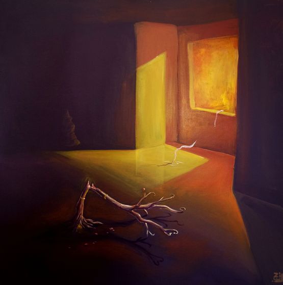Lost connection by Zilien contemporary artwork Painting