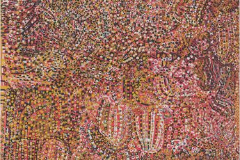 Contemporary art exhibition Emily Kam Kngwarray Emily Kam Kngwarray at Tate Modern London United Kingdom