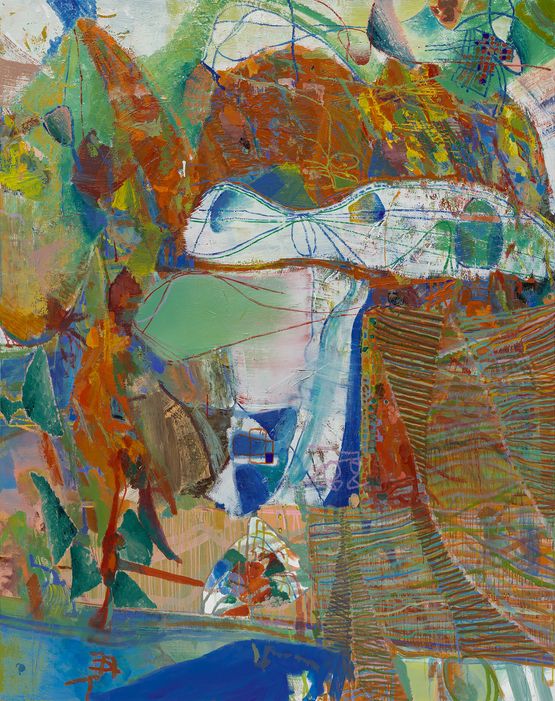 Late Welcome by Sikyung Sung contemporary artwork Painting