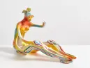 Rainbow teenager by Alessandro Pessoli contemporary artwork Sculpture