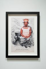 Kpodjito III by Ishola Akpo contemporary artwork works on paper photography textile