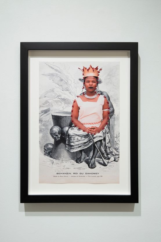 Kpodjito III by Ishola Akpo contemporary artwork Works on Paper
