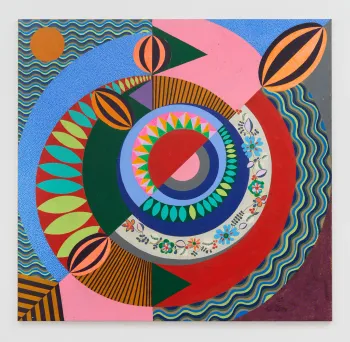 Roda Coracao III by Beatriz Milhazes contemporary artwork painting