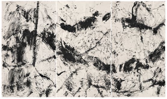 Off the Beaten Track improvisation No.4 by Wang Jun contemporary artwork Painting
