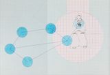 Informationsfilter Knotenpunkte Netzwerktopologien Vermascht Feldstudien Bewegungsstudien by Rosmarie Lukasser contemporary artwork drawing
