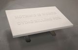 NOTHING IS WORTH DYINGKILLING FOR by Babak Golkar contemporary artwork sculpture