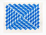 Aquarelle X6 Ultramarin Winsor  Newton by Sandra Kranich contemporary artwork works on paper
