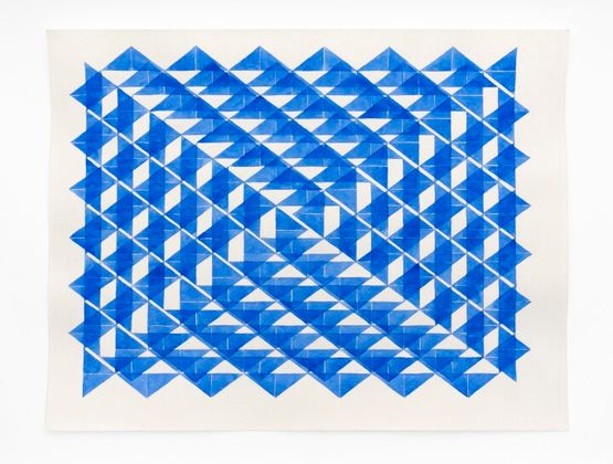 Aquarelle X6 Ultramarin Winsor  Newton by Sandra Kranich contemporary artwork Works on Paper