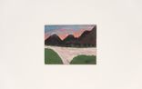 Untitled Mountains and White Water by Frank Walter contemporary artwork Painting