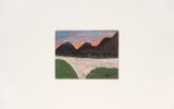 Untitled Mountains and White Water by Frank Walter contemporary artwork painting