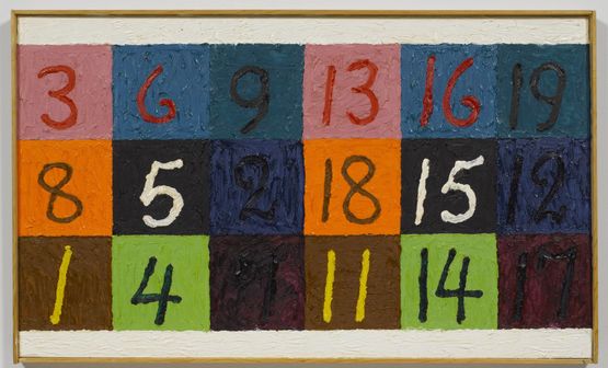 The Magic 5 Radial by Alfred Jensen contemporary artwork Painting