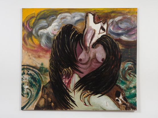 Erinia el misterio del arte Erinyes the mystery of Art by Marcia Schvartz contemporary artwork Painting