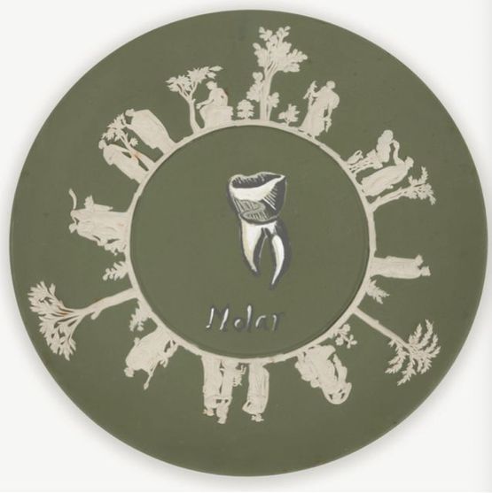 New York Dinner Service Molar by Lubaina Himid contemporary artwork Painting
