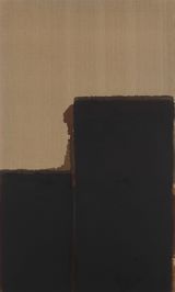 Burnt Umber  Ultramarine Blue by Yun Hyong-Keun contemporary artwork painting