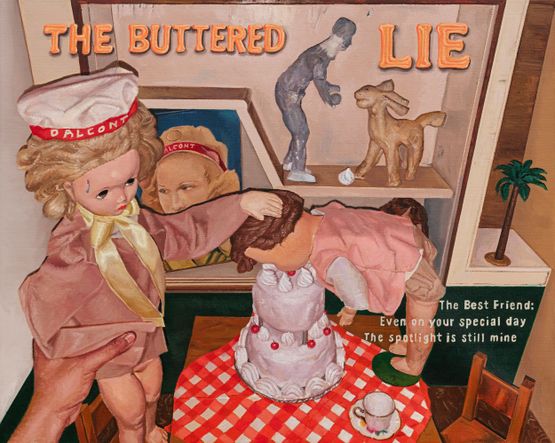 The Buttered Lie  by Shih Yung Chun contemporary artwork Painting