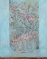 The moon and the river by Sebastian Espejo contemporary artwork painting