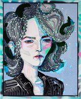 feel the earth deeply by Del Kathryn Barton contemporary artwork painting