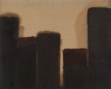 Burnt Umber  Ultramarine by Yun Hyong-Keun contemporary artwork painting works on paper